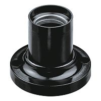 Патрон полоточный  прямой Navigator Е27 карболитовый Черный NLH-BL-W2-E27 фото Патрон полоточный  прямой Navigator Е27 карболитовый Черный NLH-BL-W2-E27 картинка